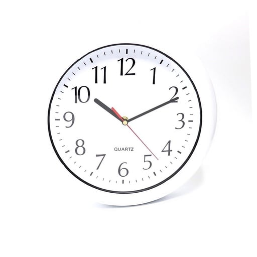 [CL100] 12" White Clock